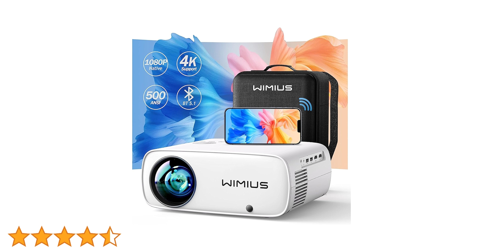 Amazon.co.jp: WiMiUS s26プロジェクター小型 高輝度550ANSI